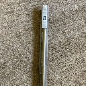 Harmony Euro Decorative Rod for 3” Rod Pocket Draperies Antique Gold 28” to 48”